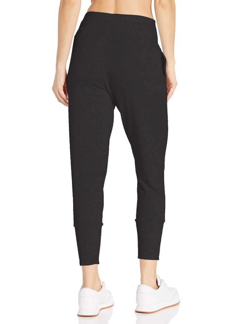Danskin Women's Slim Tapered Joggers, Rich Black, Medium - Image 2